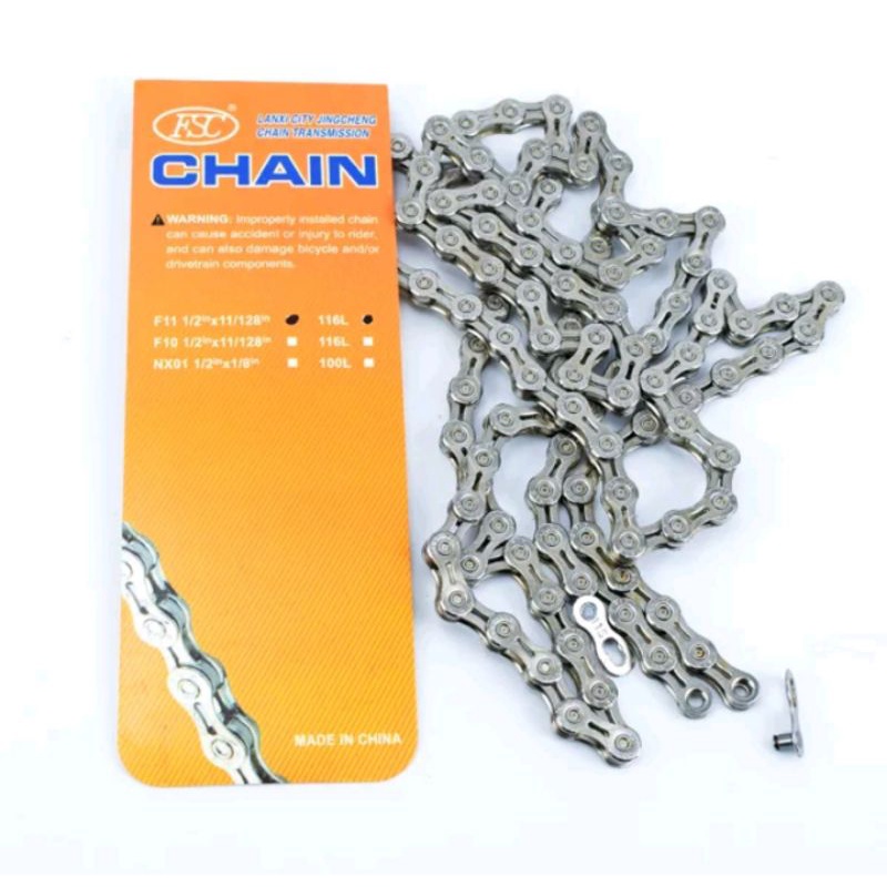 Rantai Sepeda 11 Speed Silver Bicycle Chain 11 Speed