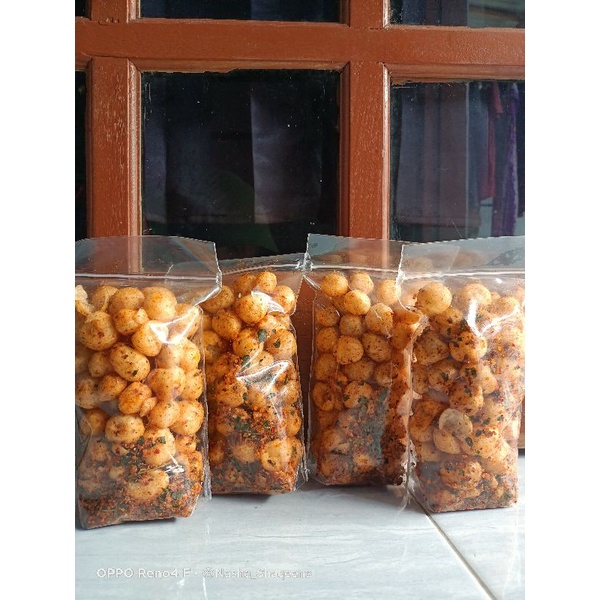

cimol kering pedas daun jeruk dan ori