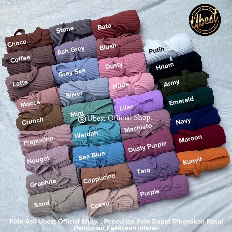 Bergo Plisket tali / Maryam plisket Ceruty Babydoll / hijab instant plisket / Hijab Bergo plisket-1