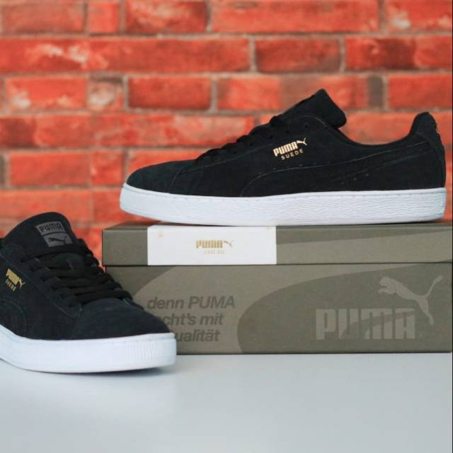 PUMA SUEDE BLACK LIST BLACK ORIGINAL