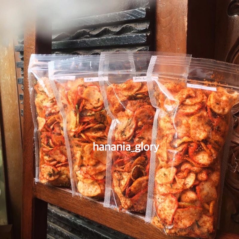 

Kerupuk seblak pedas daun jeruk ( cemilan ringan) pedas gurih 50gram
