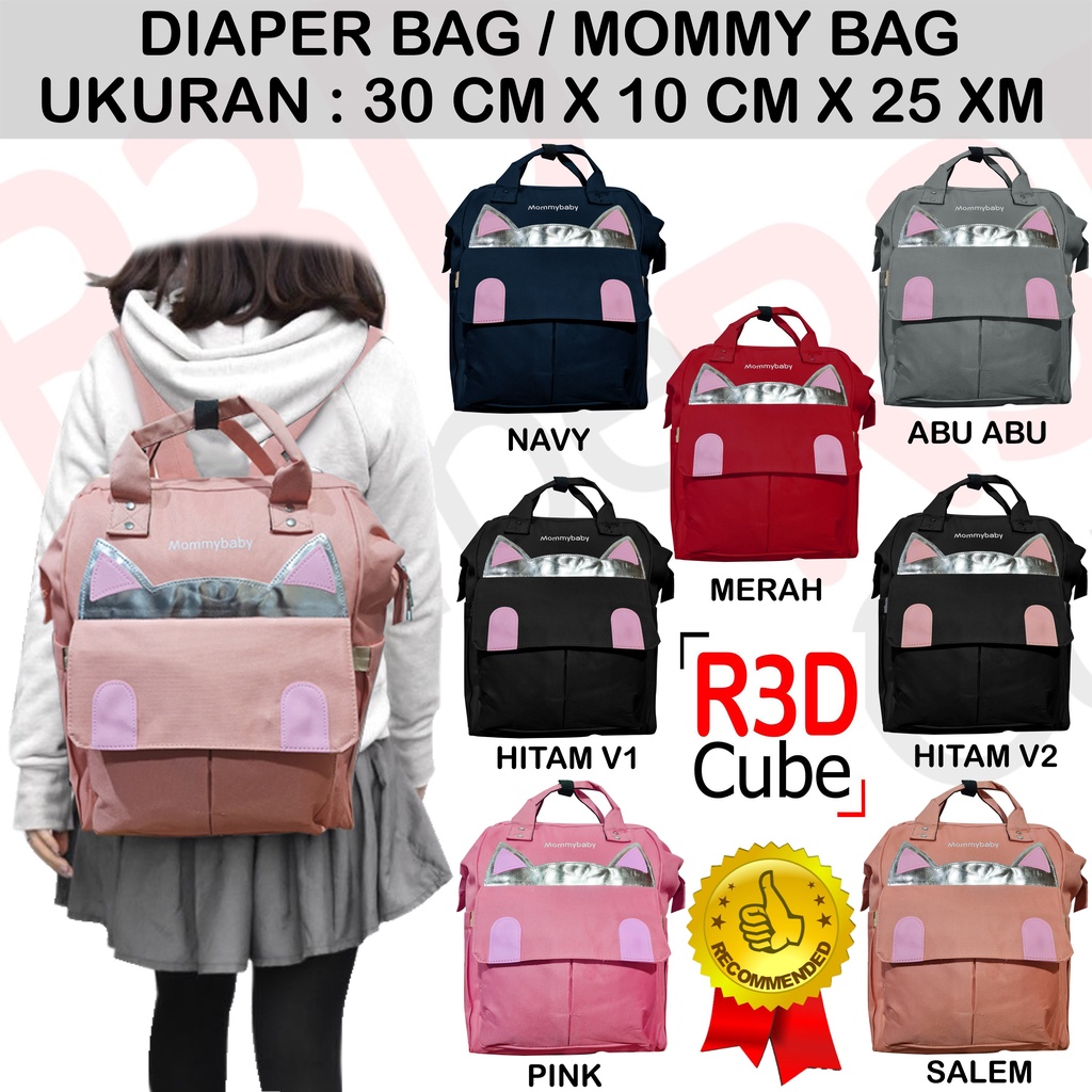 Tas Ransel - Tas Popok Bayi - Tas Perlengkapan ibu Dan bayi - Diaper Bag - Mommy Bag import - Nappy 