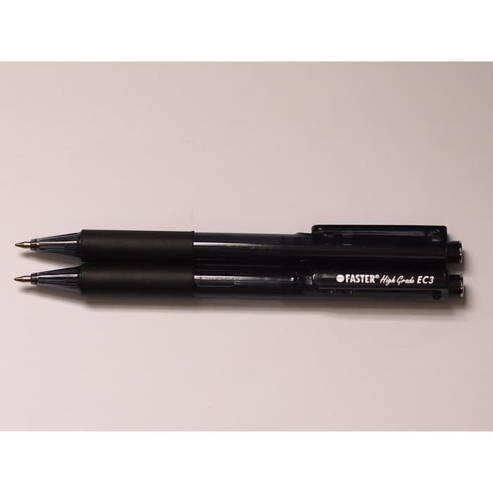 

Grosir Ballpoint/ Pulpen Faster EC3 0.7mm isi 12 pcs -black Keren