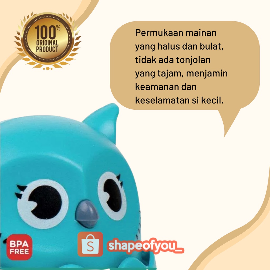 Happy Owl Toys | Mainan Anak Owl | Mainan Edukasi Anak Mainan Burung Hantu Anak Edukasi Lucu