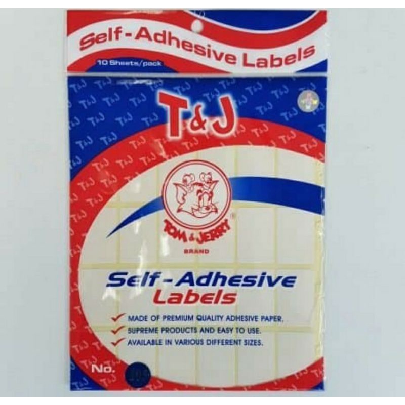 

STICKER TOM & JERRY 108 LABEL T&J 108