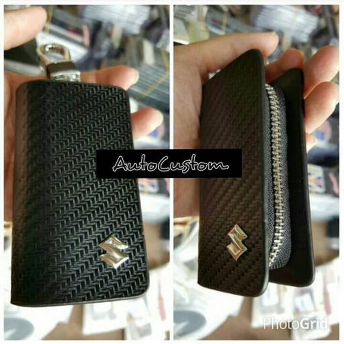 Dompet Kunci Mobil Carbon SUZUKI