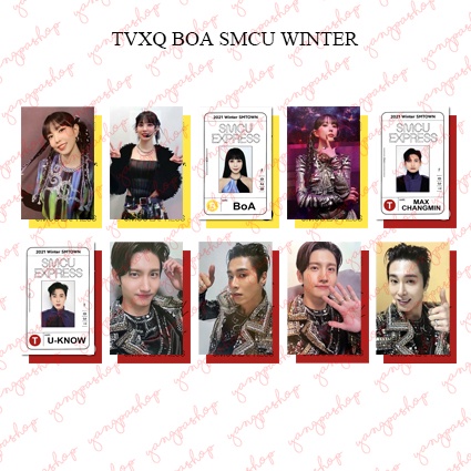 [READY / SET] TVXQ BOA SMCU PHOTOCARD UNOFFICIAL FANMADE YANGPASHOP CHANGMIN YUNHO