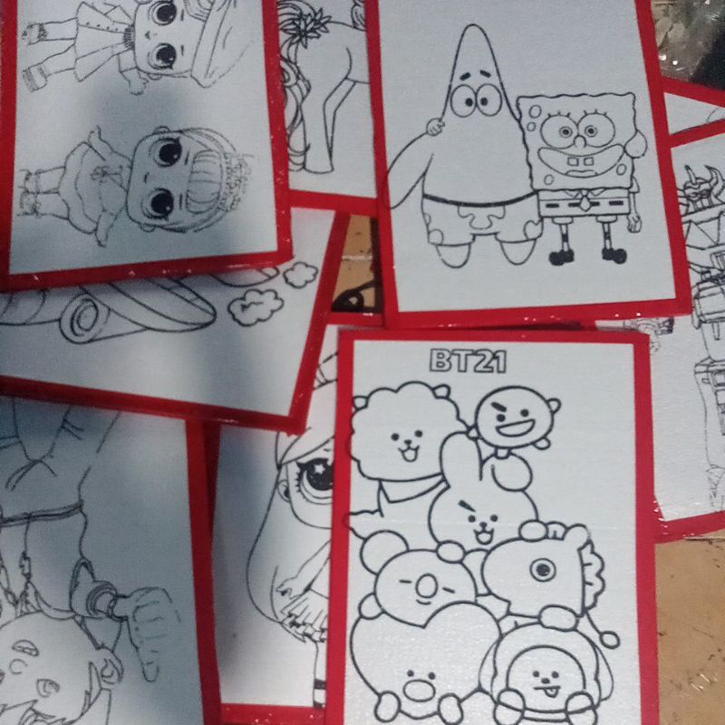 

paling murah 10 pcs styrofoam bergambar tersedia lebih dari 60 krakter