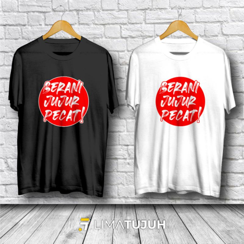 Kaos KPK Berani Jujur Pecat / Kaos KPK / Kaos berani Jujur Pecat / Kaos Laki Laki Perempuan