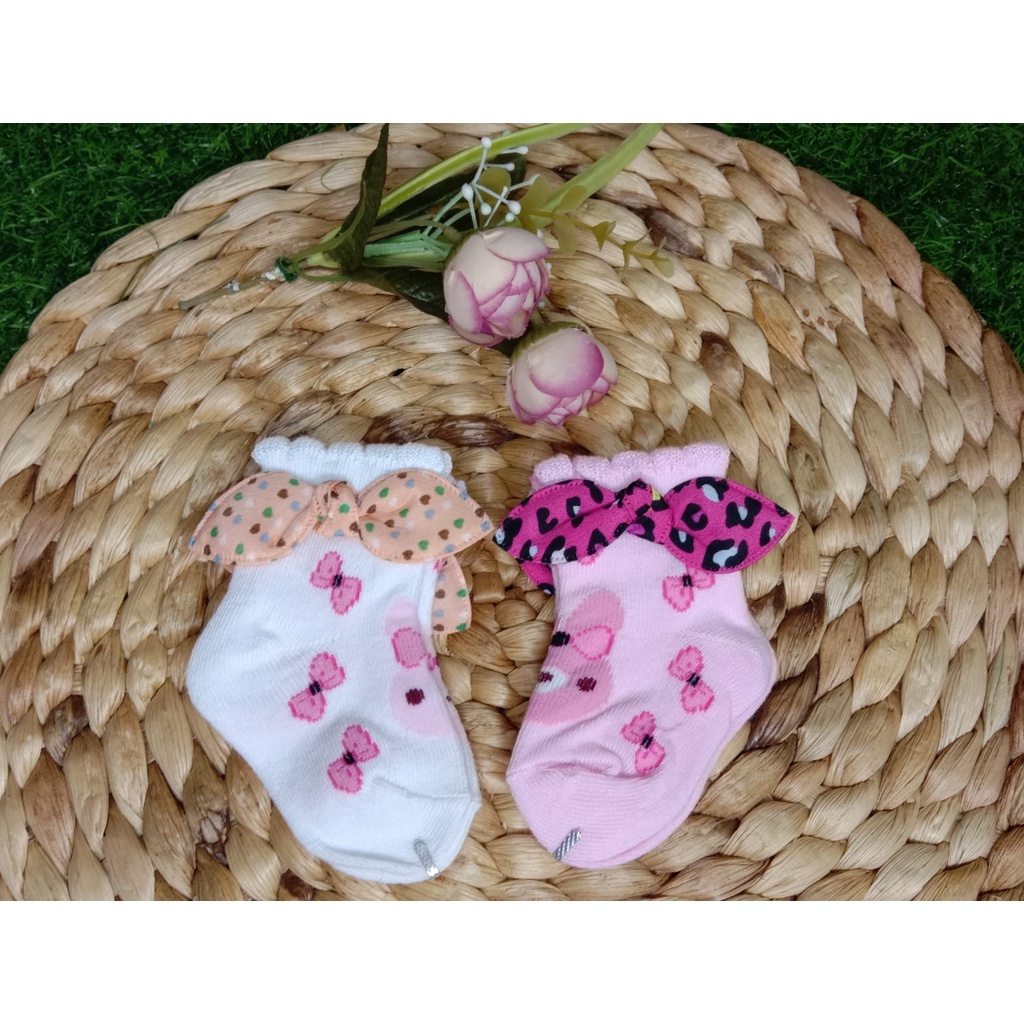 Kaos Kaki Baby Pita Motif Isi 2 Pasang