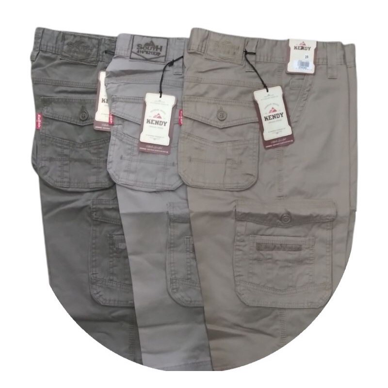 Celana pendek kargo kendy pria ORI
