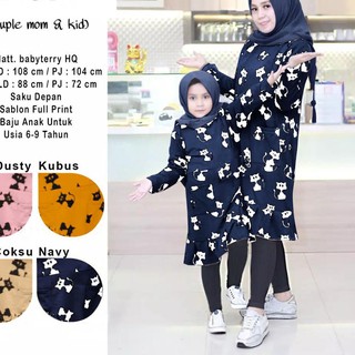 DISKON CP MOM KID BLEKY BAJU  TUNIK COUPLE  IBU  DAN  ANAK  