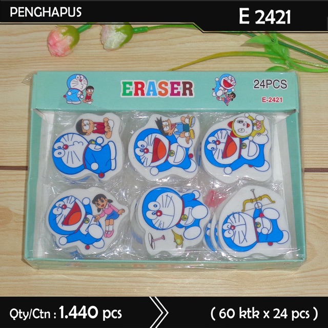 ( Ecer 1Pc ) PENGHAPUS / STIP - ERASER LOL / HELLOKITY / UNICORN / FROZEN / HIJAB / BARBIE / CUTE MONKEY / MOBIL SNACK