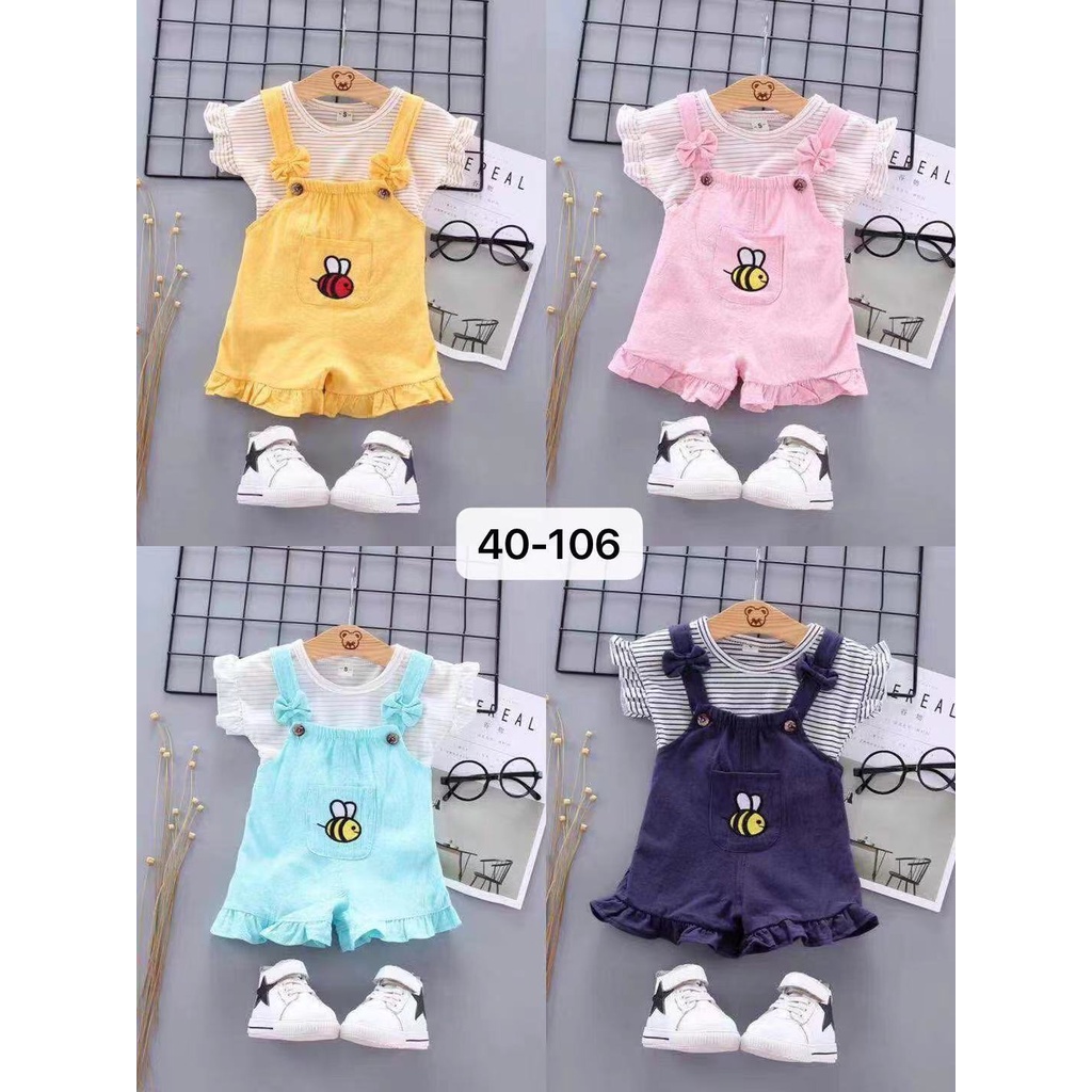 HappyOliver ANSOP HEALTHY BEE 1902 EBV Baju Anak Laki Laki Perempuan Import Model Jumpsuit Overal