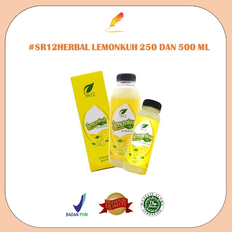 

SR12 LEMONKUH / SARI LEMON ORIGINAL / MINUMAN NUTRISI DIET DETOX HERBAL