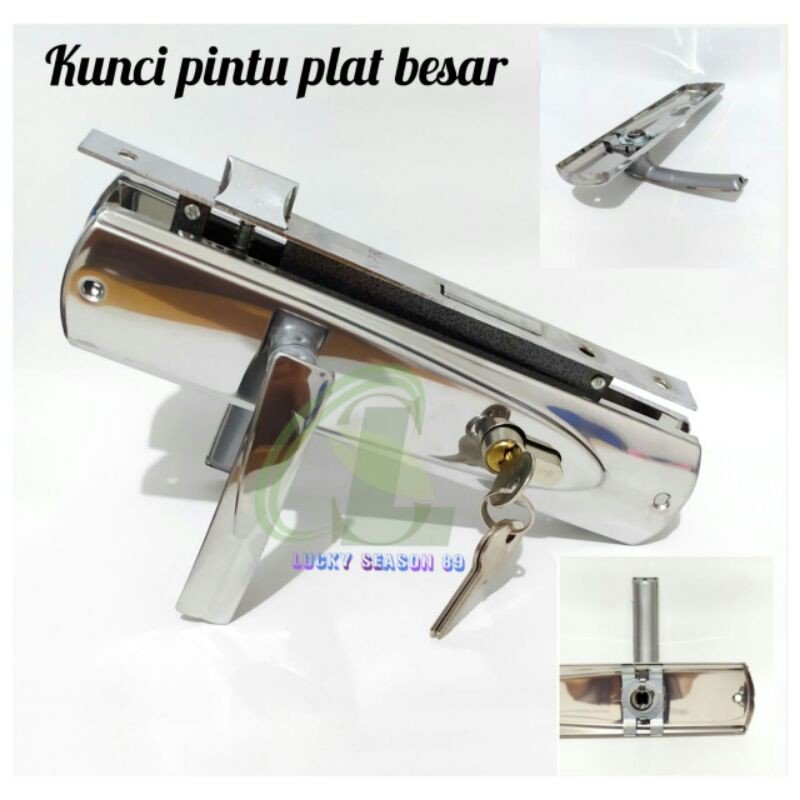 KUNCI PINTU PLAT BESAR/KUNCI PINTU RUMAH/KUNCI SET/KUNCI PINTU U