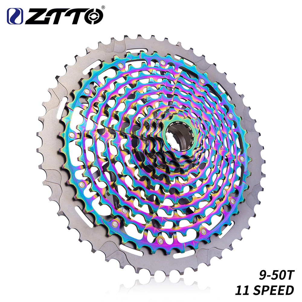 Import ZTTO Ultimate MTB 11 Speed 9T 50T Cassette ULT 11s XD Cassette Rainbow steel Ultralight 11v