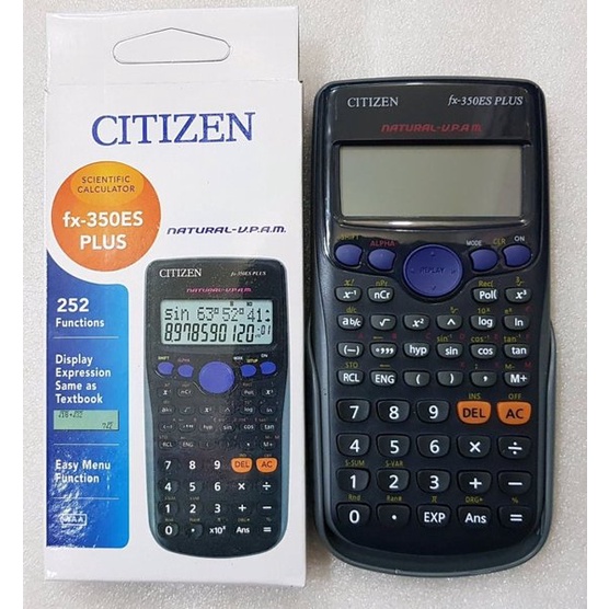 

sale Kalkulator Scientific Citizen Fx 350 ES Plus . Kalkulator Anak Sekolah Limited