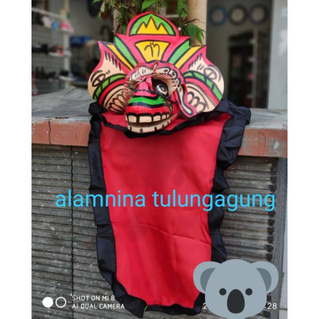 Barongan anak di lengkapi kain