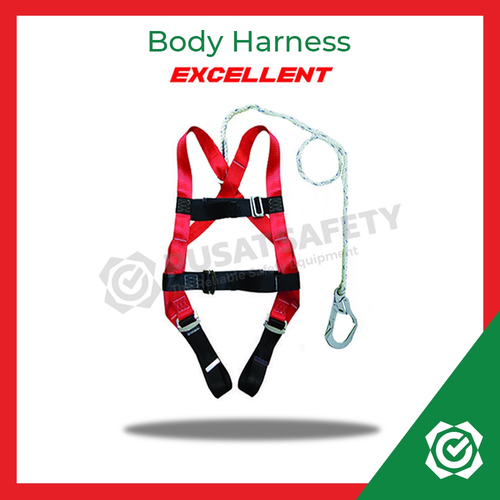 Full Body Harness Safety Belt Excellent 0261 Single Hook
