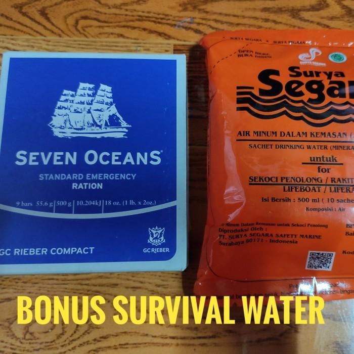 

Kit | Mre Makanan Darurat | Food Bar | Seven Oceans | Hardtack | Protein Bar
