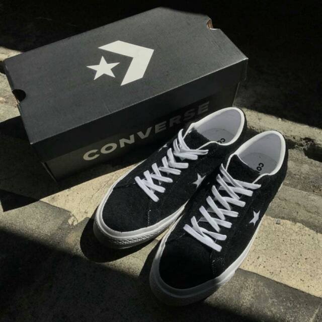 CONVERSE ONE STAR OX PRO BLACK WHITE