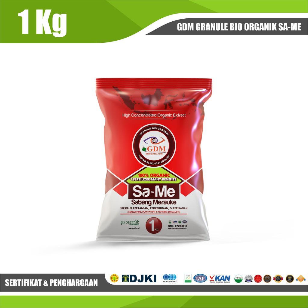 Pupuk Organik GDM SAME Granule Nutrisi Tanaman Buah dan Sayur Kemasan Original Pabrik 1 KG