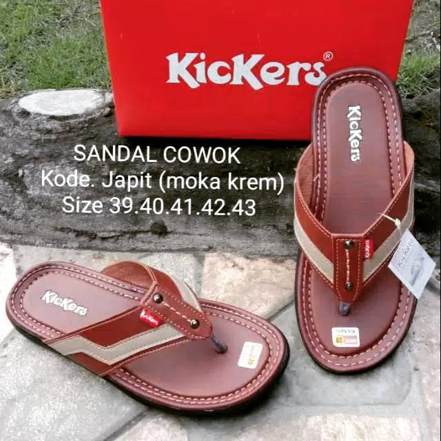  Sandal  Pria  Kickers  Japit Sandal  Cowok  Dewasa Size 39 43 