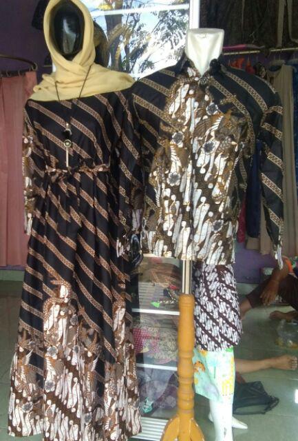 Gamis Batik  Syari Annur Ungguljaya Kekinian Jumbo