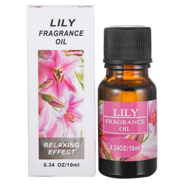 Aromatherapy Essential Oil Diffuser pengharum Ruangan Humidifier Water Base Water Slouble-Oil Lily