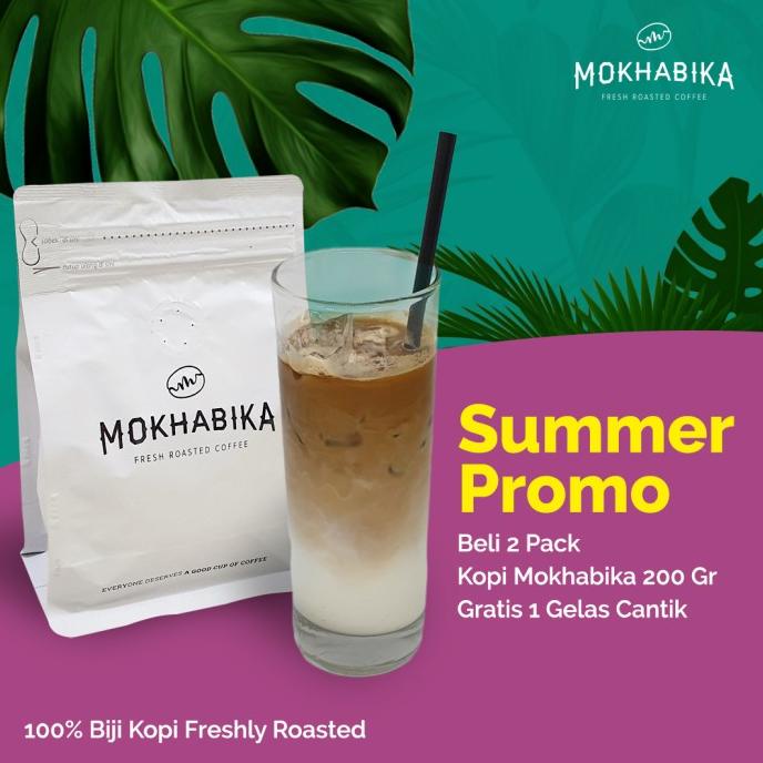 

[ COD ] Mokhabika Specialty Coffee Ethiopia Sidamo Natural 200 Gr BOOM SALE Kode 1349