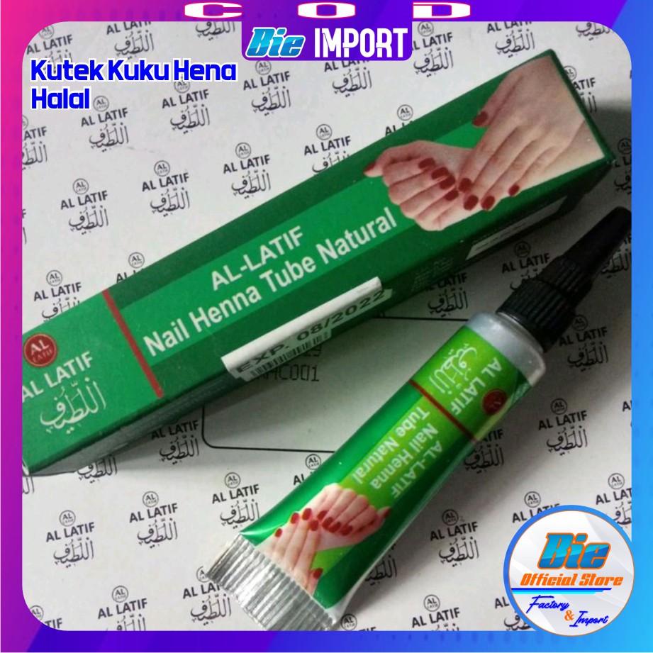 Kutek Hena Al Latif Halal Impor Best Seller