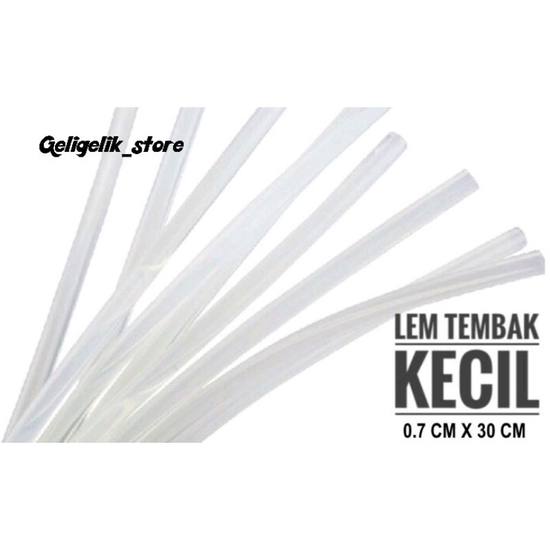 

LEM TEMBAK PANAS KECIL 0.7CM × 30CM/ REFILL /ISI LEM TEMBAK GLUE STICK BENING/ LEM STICK PANAS/ PER 1 PCS