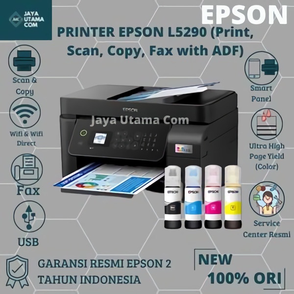 Printer Epson L5290 Wi-Fi All in One EcoTank Ink Tank with ADF