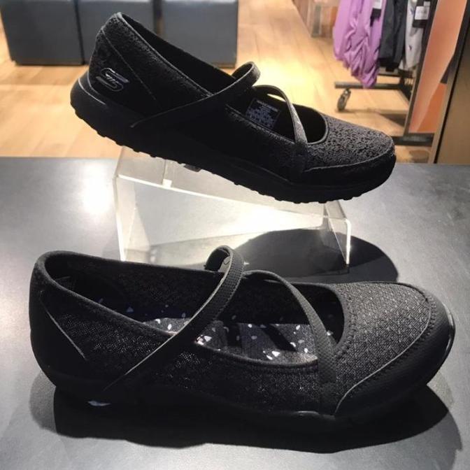 Sepatu Casual Wanita Skechers Ori Murah Skechers Women Black 36 - 39.5 Termurah