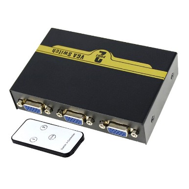 VGA Switch 2 port Support Full HD with Remote Control
