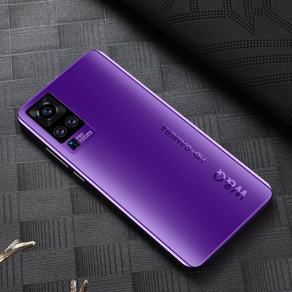 V1v0 X50 Plus hp Android 6.53 inci 6GB RAM + 128GB ROM Layar Penuh Dual SIM Dual Standby hp Murah HP-PURPLE
