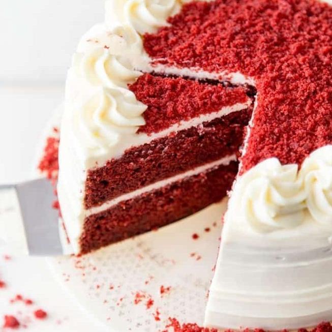 

PROMO RED VELVET CAKE TEPUNG PREMIX INSTANT SIAP PAKAI 500 GRAM