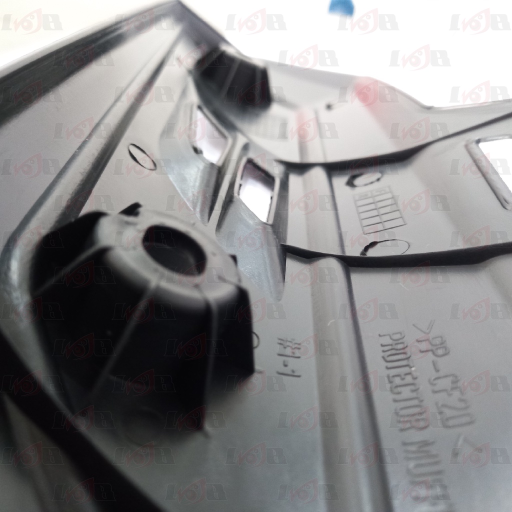 Pelindung Knalpot Vario 110 New ESP Cover Tutup Plastik Hitam Tebal Tameng Muffler Motor