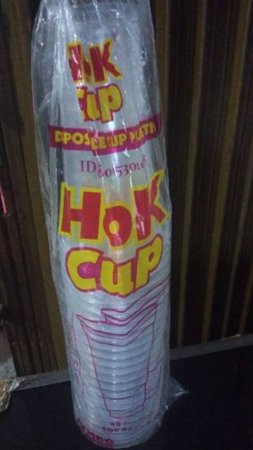 SEDANG PROMO!!! Gelas plastik cup UK.18 Oz (isi 50 pcs) tanpa tutup