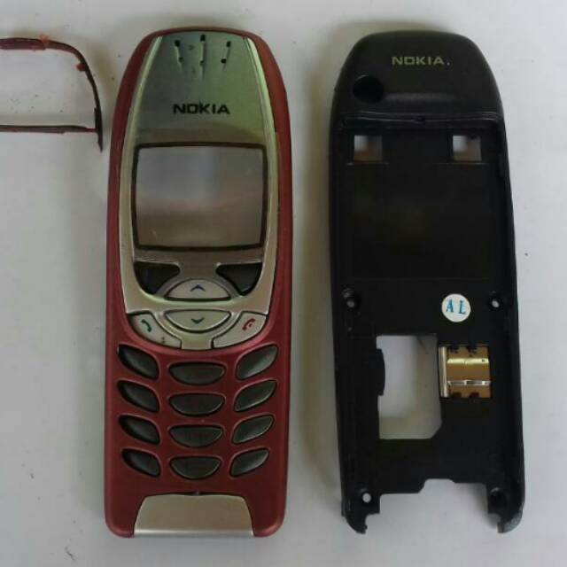 Casing nokia 6310 630i merah+tulang+tutup infra red