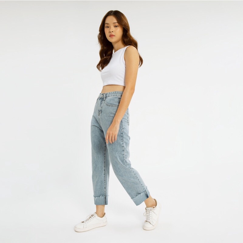 VIERLIN - Jeans 8001 - HIGH WAIST CULLOTE JEANS