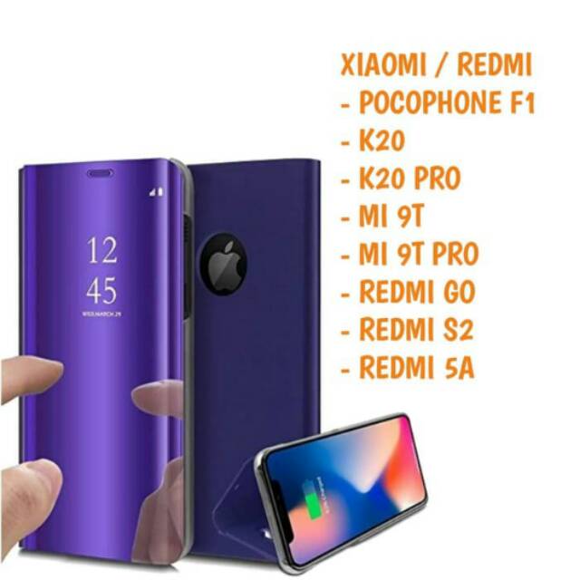 XIAOMI REDMI K20 K20 PRO MI 9T MI 9T PRO REDMI GO S2 5A POCOPHONE F1 FLIP COVER MIROR CLEAR VIEW