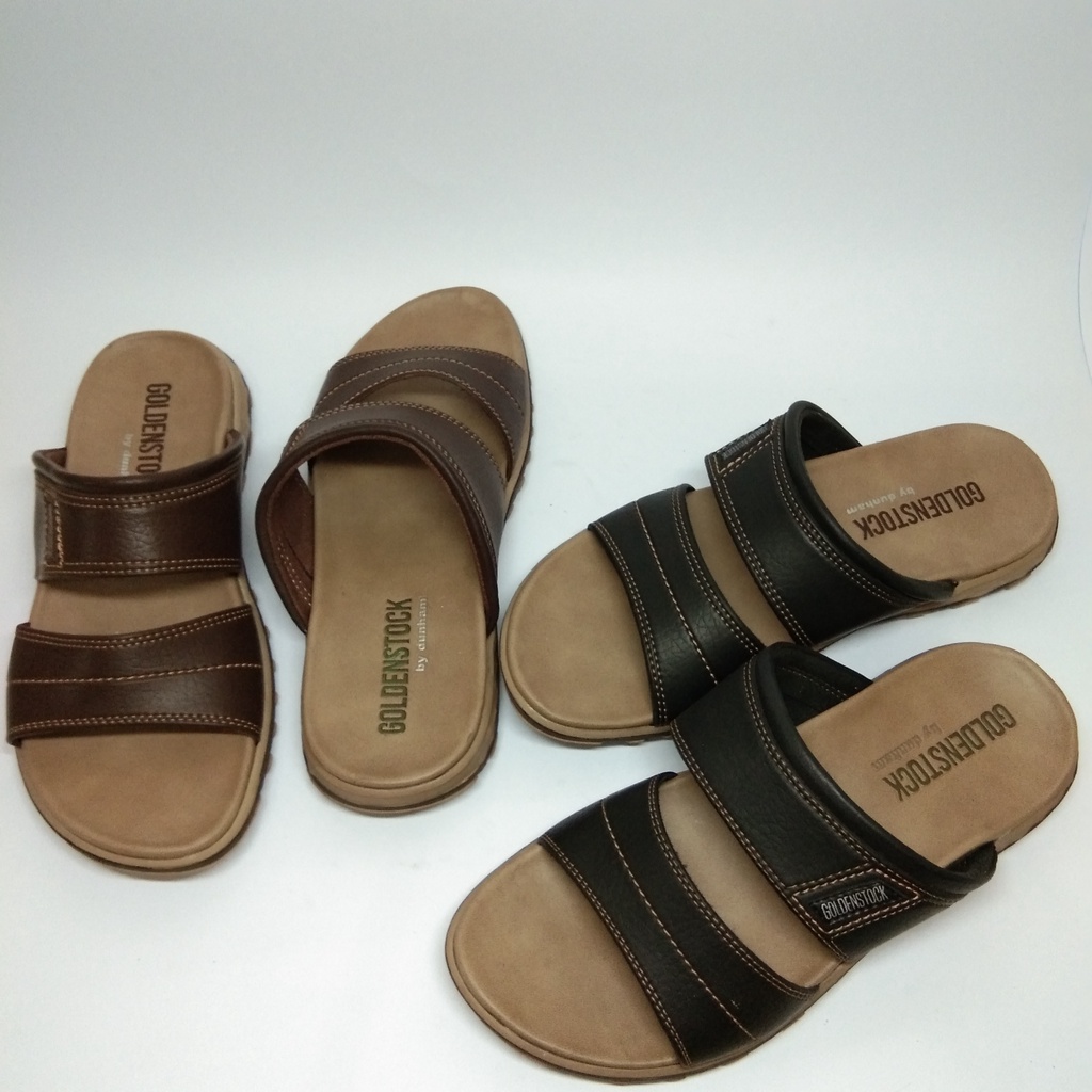 Sendal Pria Casual Kekinian Murah Original Asli Ori  HORNETS 02 MERK: GOLDEN STOCK Terbaru Terkini B