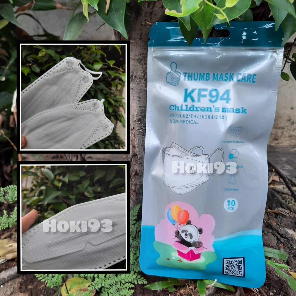 COD Masker KF94 Oncare Kids Warna 4Ply Original isi 10pcs import korea