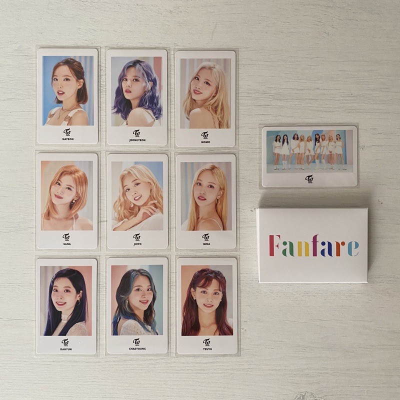 TWICE FANFARE Release Event Photocard