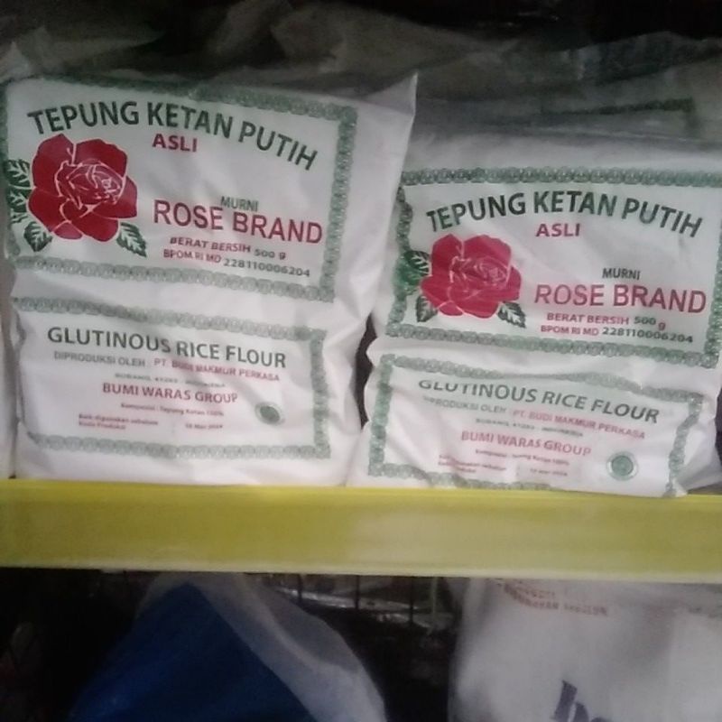 

tepung ketan putih rose brand 500gr