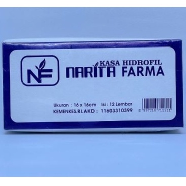 Kassa Steril Narita Box [12 Lembar]