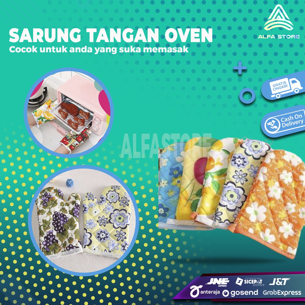 Sarung Tangan Oven Microwave Tebal Anti Panas