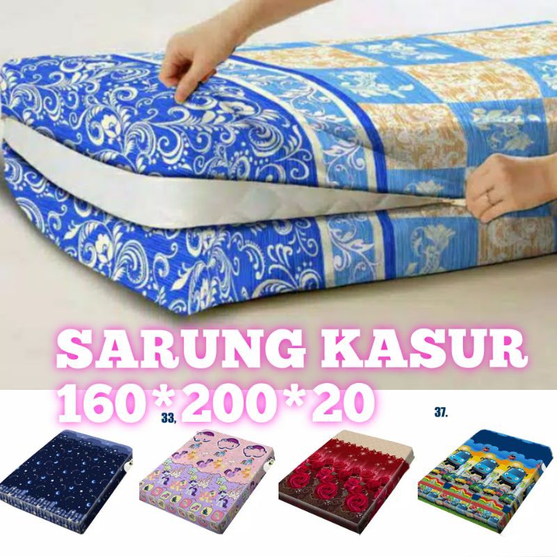 sarung kasur/seprei resleting